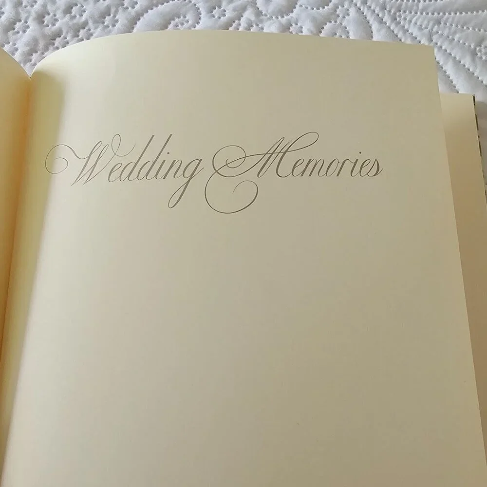 Vintage Anna Griffin Wedding Memory Book By C.R. Gibson Decorative Pages - Picture 4 of 16